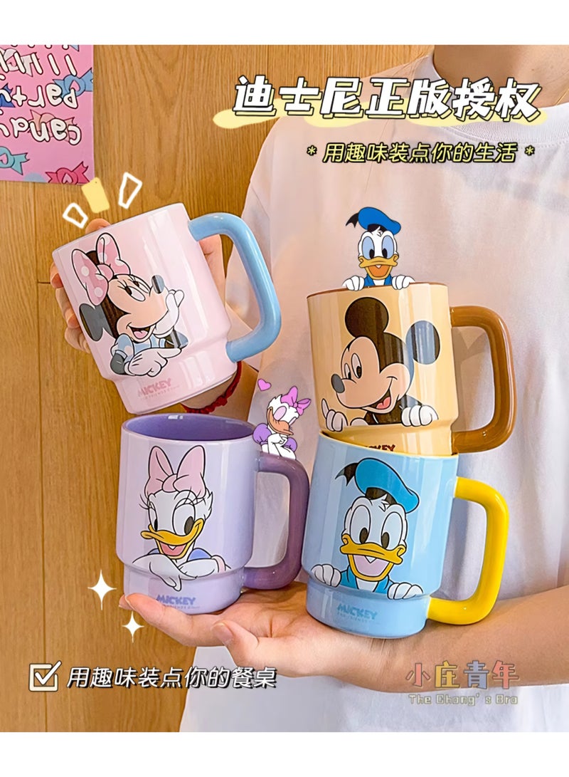 Disney Donald Duck Ceramic Mug / Blue*Yellow - Image 4